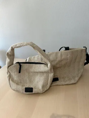 lala berlin 헤링본 토트백 2세트