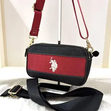 [ 미사용 새상품 ] US POLO ASSN 숄더백 빨검