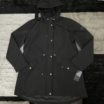 랄프 로렌 윈드 브레이커 모즈 코트 블랙