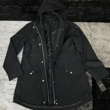 랄프 로렌 윈드 브레이커 모즈 코트 블랙