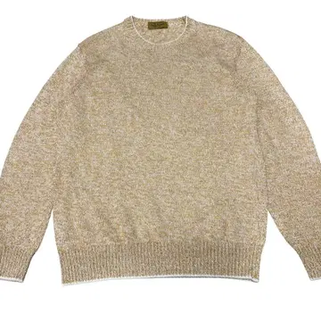 새상품급 폴 스튜어트 이탈리아제 크루넥 코튼 니트 스웨터