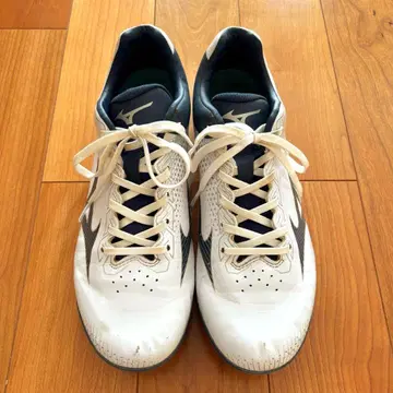미즈노 Mizuno 스파이크 화이트 네이비 26cm