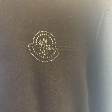 Moncler 블랙 후드 부착 미니 원피스