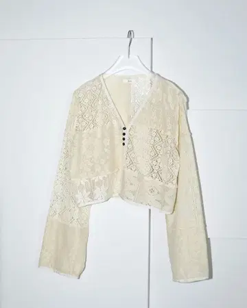 안느크 Patchwork Lace Cardigan