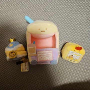 스미코구라시 타피오카 드링크 포장마차 봉제 인형 묶음 판매