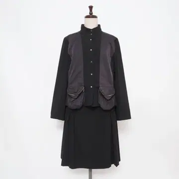 히로코코시노 트렁크 셋업 블루종 블랙 사이즈 38*GD269