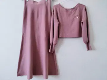 SNIDEL 핑크 셋업 size F