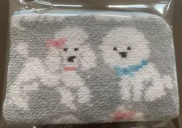 페이러 모후모후 완찬 L자 파우치 실버 그레이