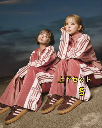 adidas W ADIBREAK VELOUR TT TP 핑크 S