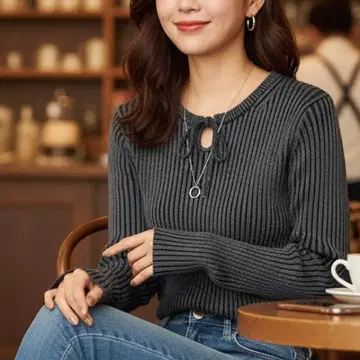 JW ANDERSON UNIQLO 유니클로 리브 타이넥 스웨터 5987