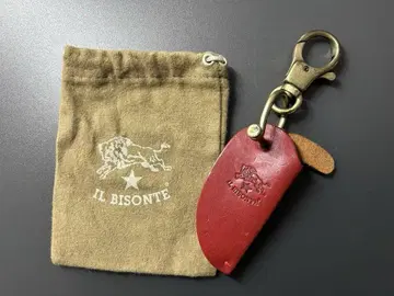 IL BISONTE 가죽 키케이스 레드
