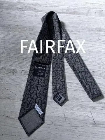 FAIRFAX 페이즐리 무늬 넥타이 페어팩스 핸드메이드 ITALY