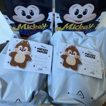 미키 패밀리 팝마트 칩 데일 세트 칩데