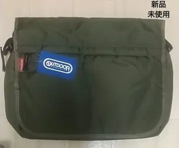 미사용 새상품 OUTDOOR 카키 밀리터리 택 포함 숄더백