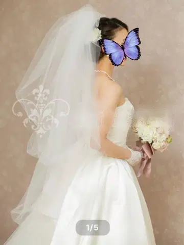웨딩 베일  볼륨 디자인