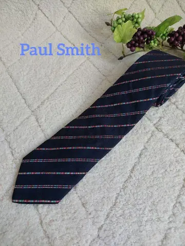 새상품급 폴 스미스(Paul Smith) 넥타이 네이비 스트라이프
