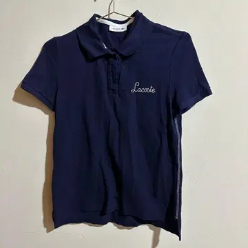 LACOSTE 네이비 피케 셔츠 36