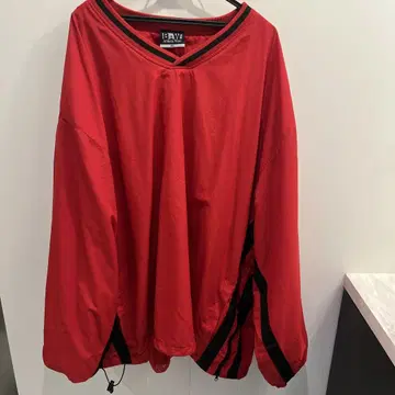 BAW 4XL 레드 나일론 자켓
