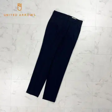 유나이티드 애로우즈 울 혼방 테이퍼드 팬츠 블랙 사이즈 36*FD875
