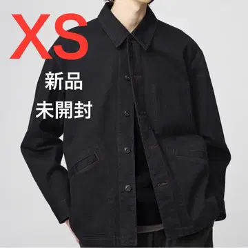 UNIQLO U 오버 사이즈 컬러 데님 자켓 블랙 XS 새상품