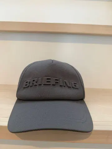 BRIEFING 그레이 메쉬 캡