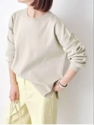 Spick and Span 워셔블 루즈 크루넥 풀오버