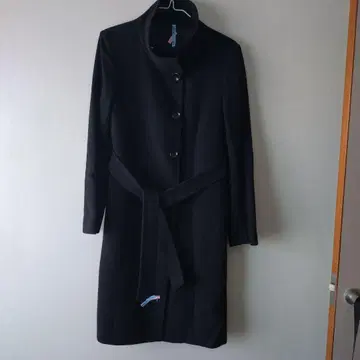 THE SUIT COMPANY 블랙 롱 코트