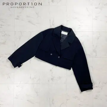 프로포션 바디 드레싱 숏 기장 자켓 블랙 사이즈 M*FD879