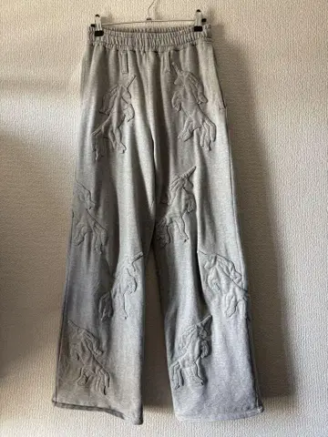 MASU 24SS 유니콘 와이드 스웨트 팬츠 44 GRAY