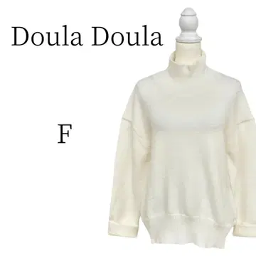 새상품급 Doula Doula 화이트 긴팔 니트 스웨터 FREE SIZE