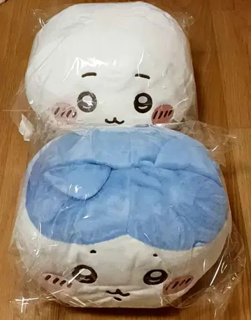 치이카와 프리미엄 돔 쿠션 하치와레 2종 세트 미사용 미개봉 새상품