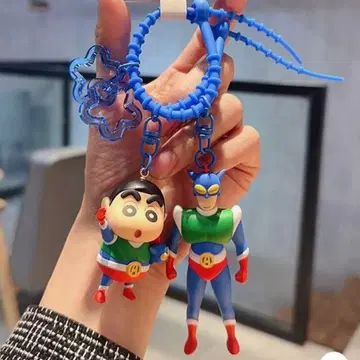 짱구는 못말려(크레용 신짱) 액션 가면 신짱 키링 키홀더 해외