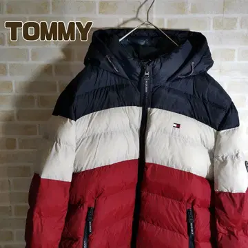 TOMMY HILFIGER 자켓 충전솜 트리콜로 빨간색 화이트 파랑