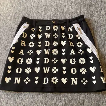 댄스 위드 드래곤 스커트 블랙