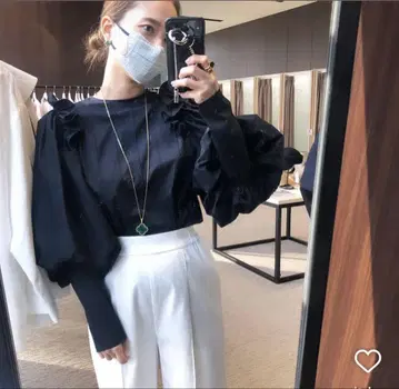 yori 2022AW 윈터 새틴 와이드 팬츠 36