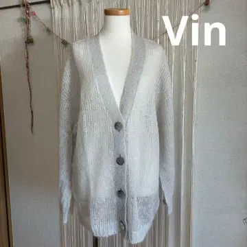 Vin 모헤어 혼방 니트 가디건