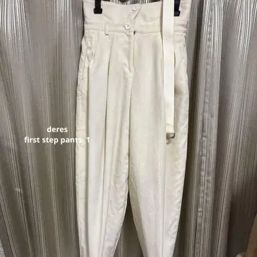 deres 1st collection 1st step pants 화이트