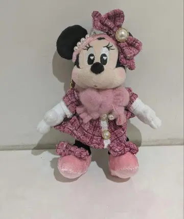 미니 봉제 인형 키링 키체인 TWEED STYLE