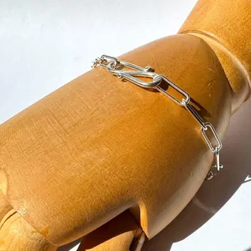 Silver925 트롬본 체인 브레이슬릿 w/훅