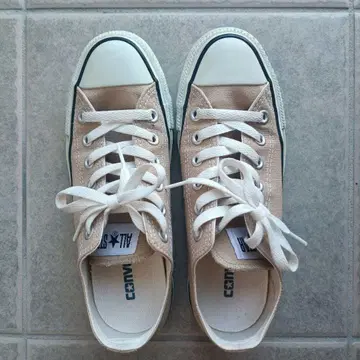 CONVERSE ALL STAR 베이지 스니커즈 24cm