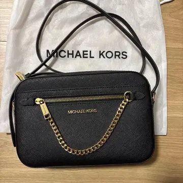 새상품 MICHAEL KORS 지퍼 체인 크로스바디 라지