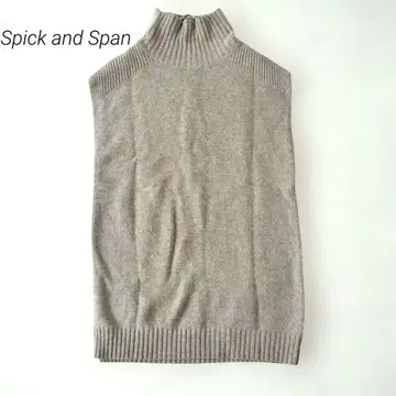 Spick and Span/하이넥 슬리브리스 니트