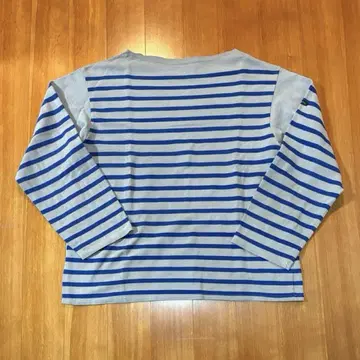 Outil 바스크 셔츠 보더 우티 그레이 x 블루