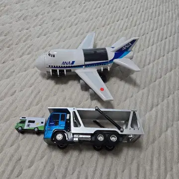 토미카 ANA 비행기 ISUZU 트럭 미니카 세트