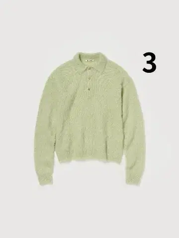 25AW BRUSHED SUPER KID MOHAIR KNIT POLO