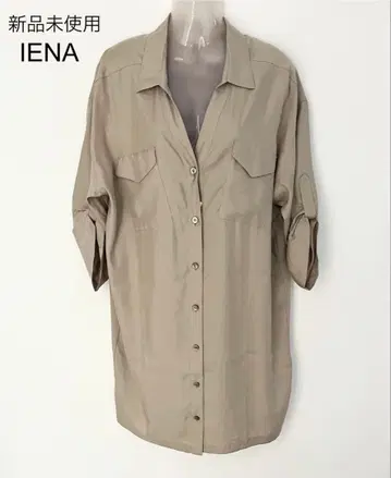 미사용 IENA 롱 셔츠
