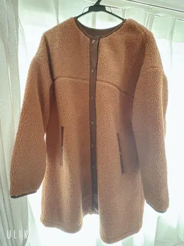 refined works 플리스 자켓 브라운