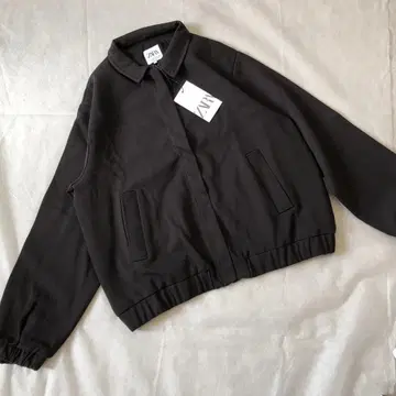 새상품 ZARA 자라 집업 자켓 블루종 S~M 블랙 아우터