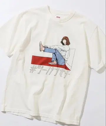 에구치 히사시 EDWIN 청바지 여자 T셔츠 L 사이즈