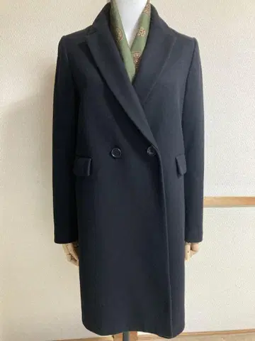 SLB 블랙 체스터 코트 S